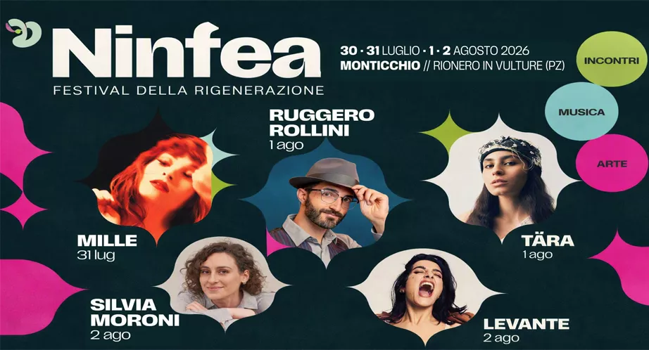Il Ninfea Festival della Rigenerazione torna a Monticchio: quattro giorni di musica, arte e sostenibilità